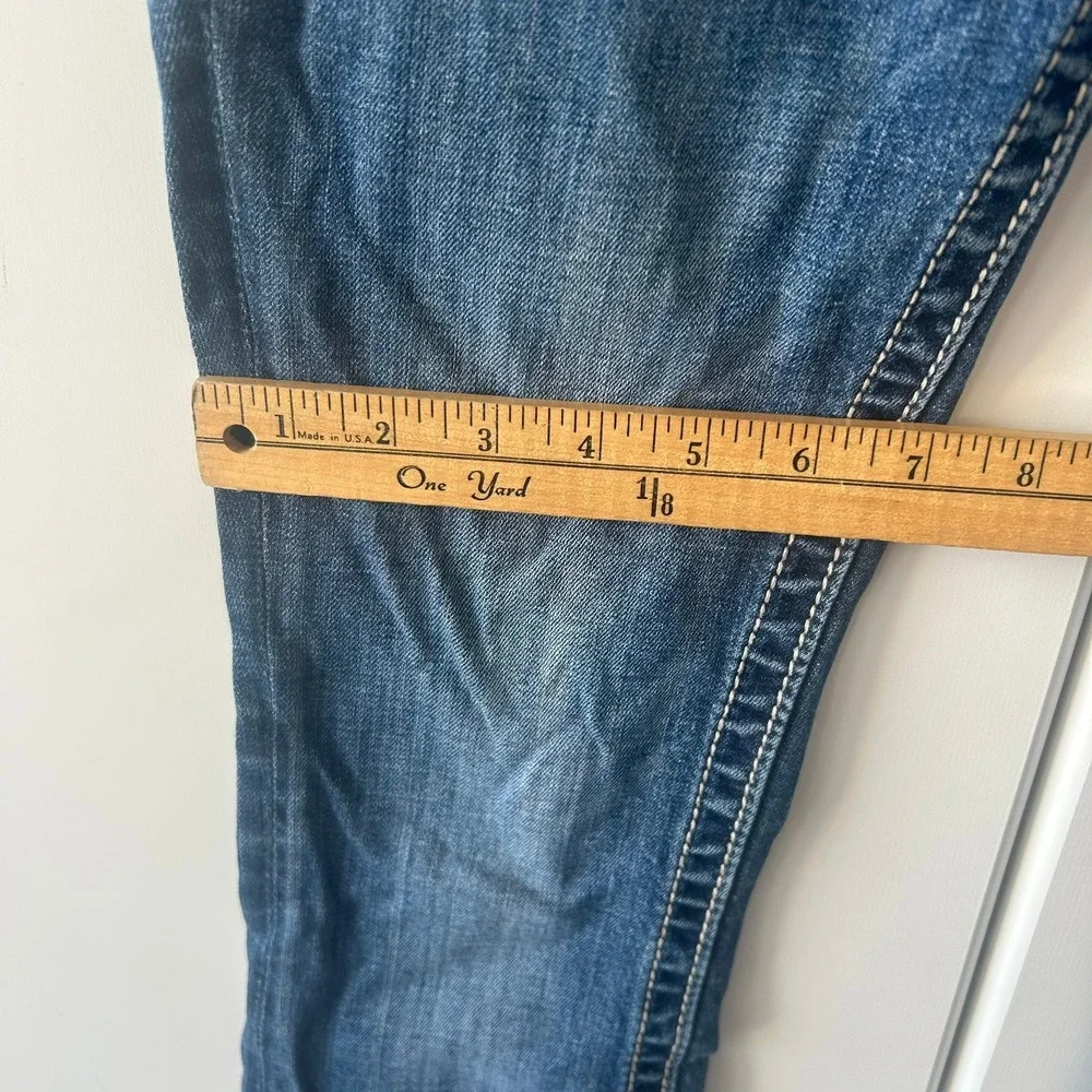 Miss Me Signature Rise Bootcut Jeans Dark Wash Embellished JP6241B Size 25